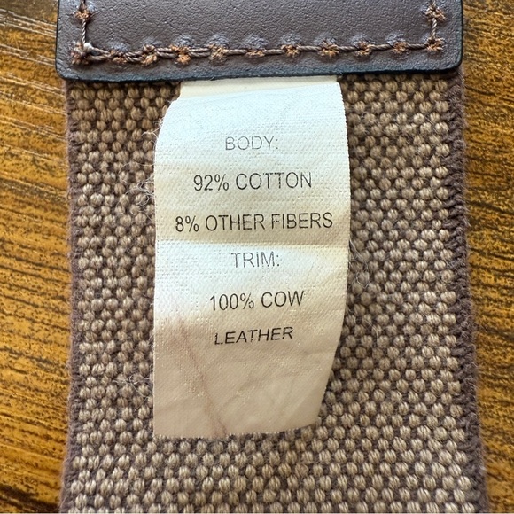 Banana Republic Y2K Boho Belt Brown Leather Buckle Womens Size XS Small Stretch - Picture 4 of 8